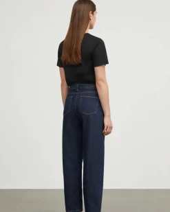 Allison Cropped Jeans | Indigo Blue Denim