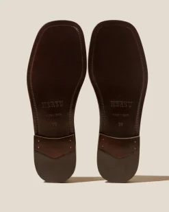 Ancora Squared Slide | Dark Brown