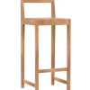 Bar Chair 01 | Warm Brown Wood | H76