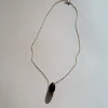 Gota Midi Necklace | Black