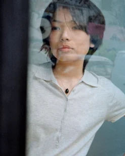 Gota Midi Necklace | Black