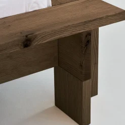 Hem Bed Frame | Smoked Red Oak