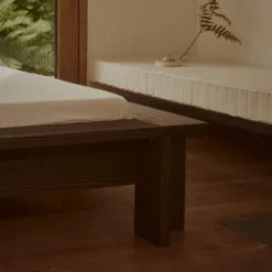 Hem Bed Frame | Smoked Red Oak