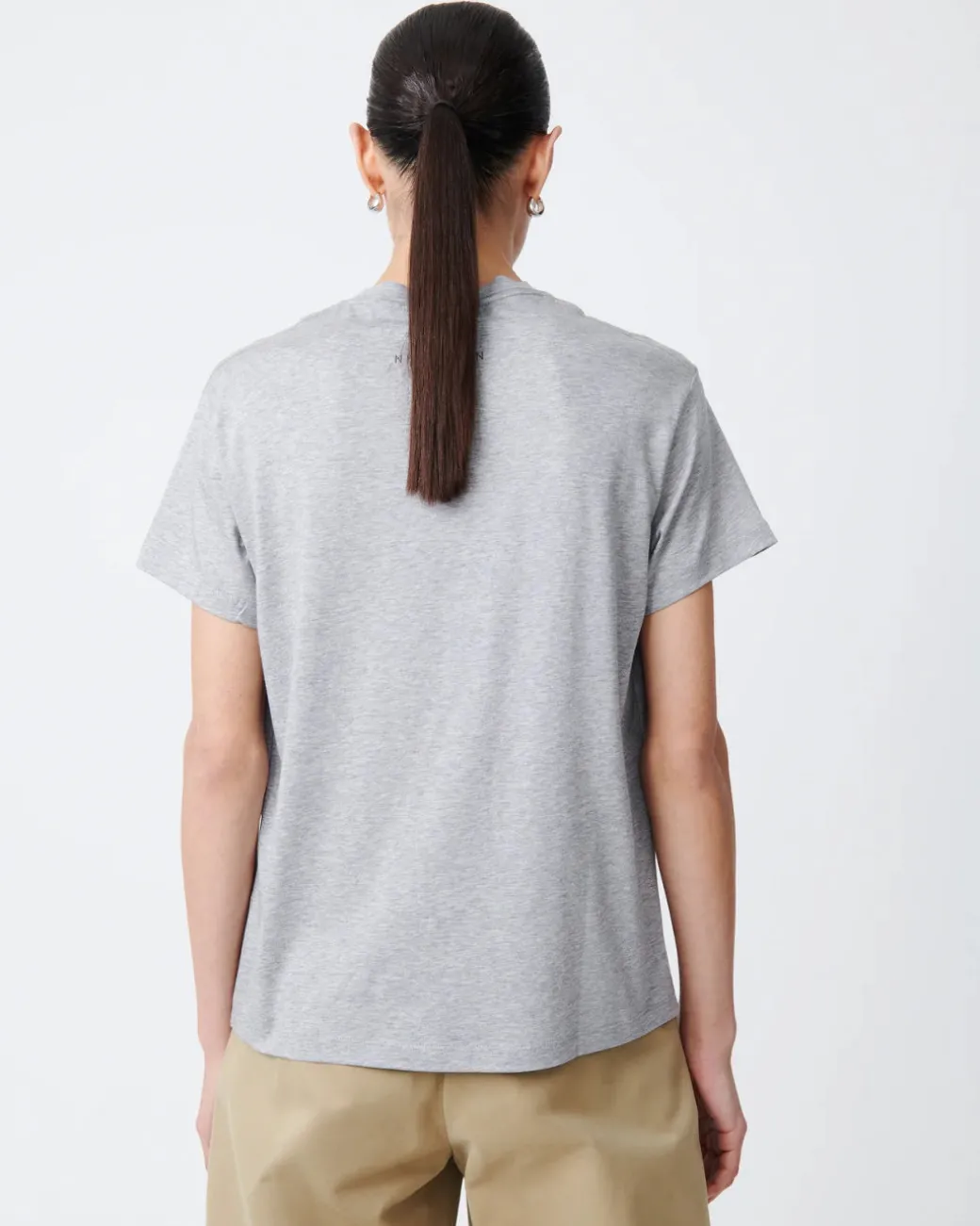 Marine T-Shirt | Grey Marl