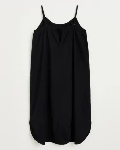 Strap Dress |  Black Navy